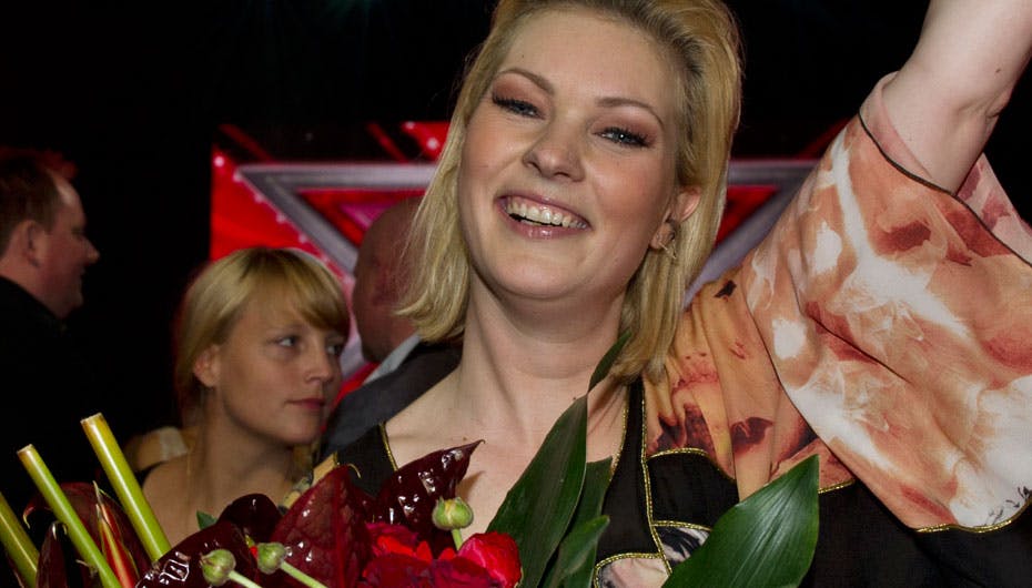 Annelouise var i højt humør, selv om det kun blev til en andenplads