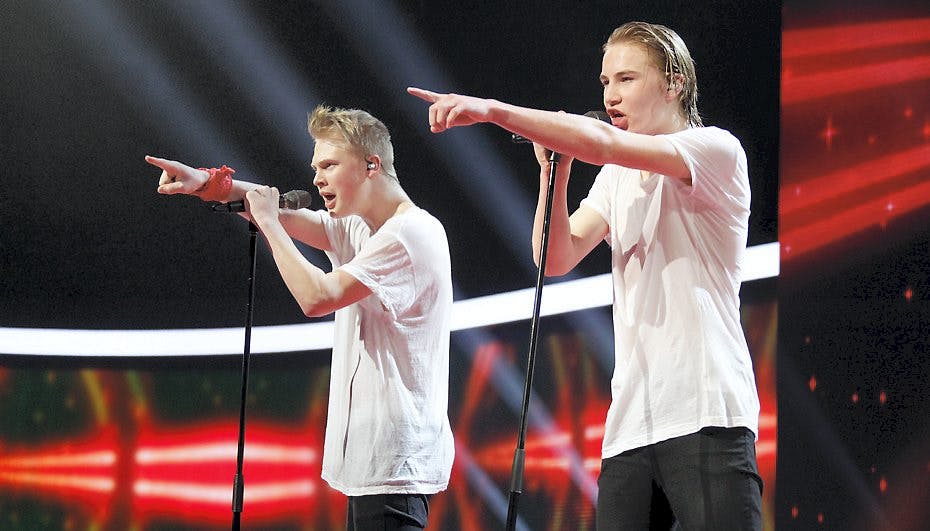 I aften får talentkonkurrencen fornemt besøg - af DRs Big Band. Her er det Citybois på scenen