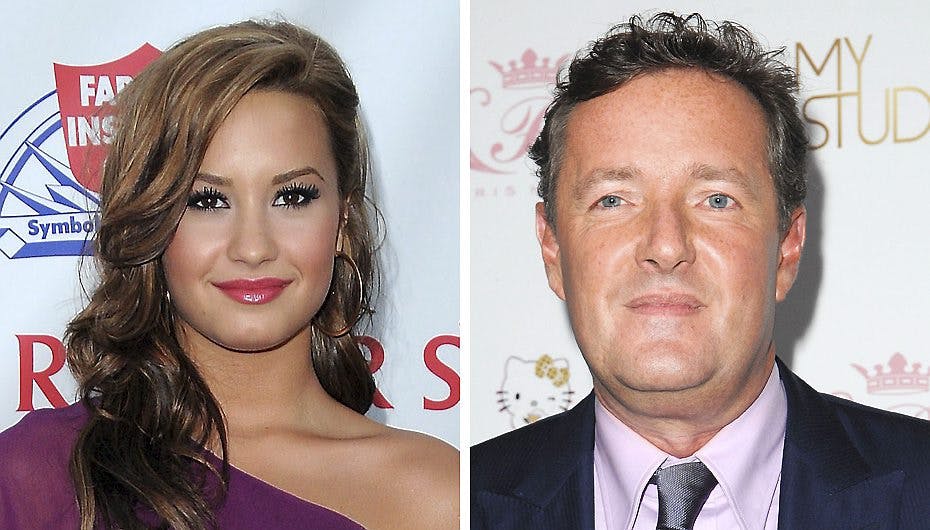 Demi Lovato og Piers Morgan håber begge på fred i gaderne i Baltimore