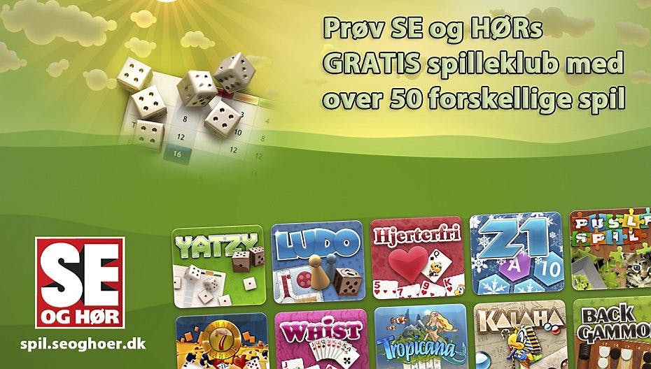 Så er det om at komme i gang! Der venter mange timers underholdning i den nye spilleklub!