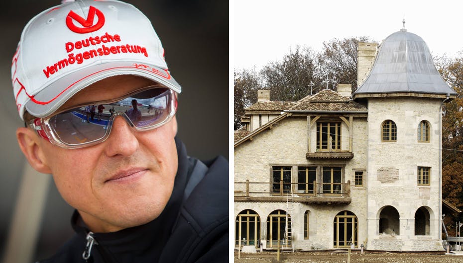 Schumi er på vej hjem til sit hus i Gland. Her vil han fortsætte sin genoptræning