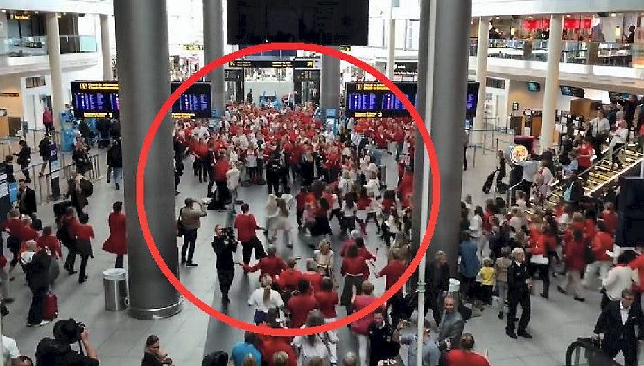 Dét havde de rejsende i Københavns Lufthavn ikke regnet med