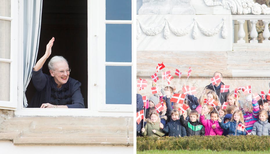 Dronningen fejres i København i dag