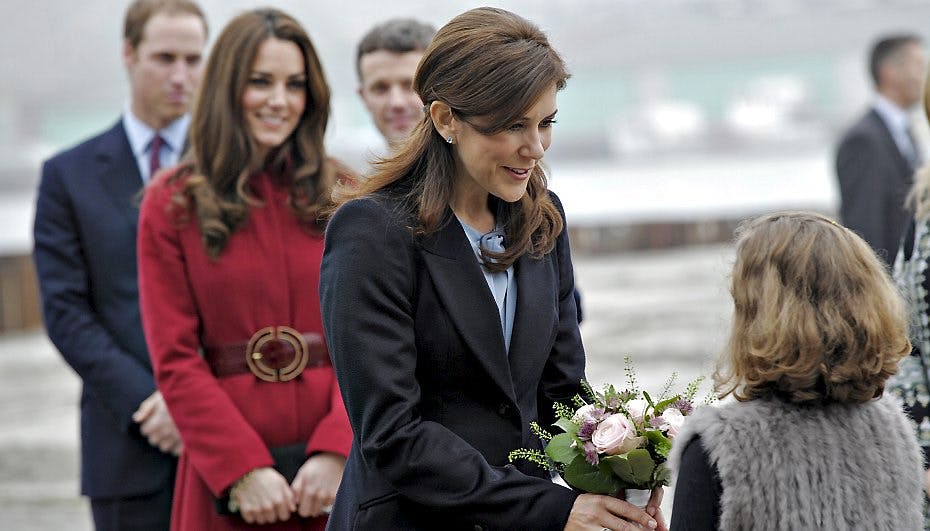 De to prinsesser og deres mænd er lige nu på Østerbro i København