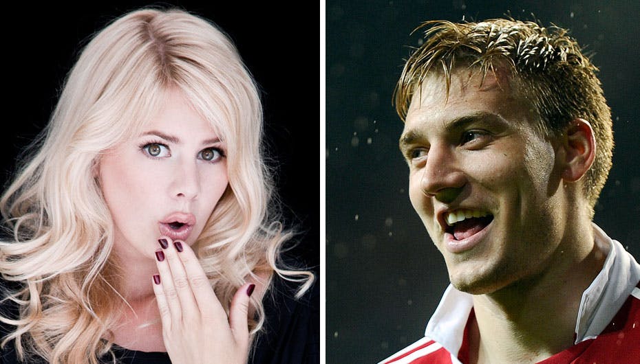 Har Bendtner nu vundet kampen om Julie Zangenberg?