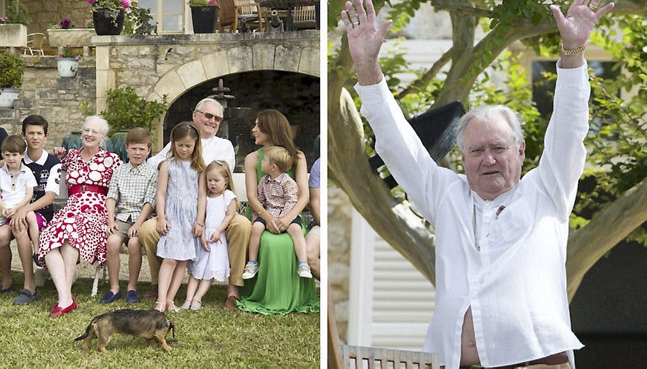 Med sådan en stor, skøn familie omkring sig, forstår man godt prins Henriks gode humør