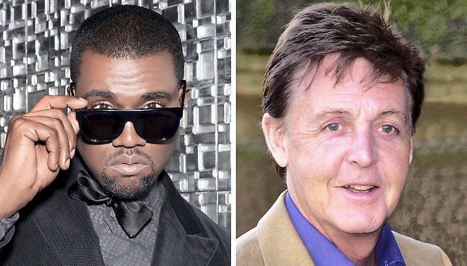 Kanye beundrer Paul McCartney.