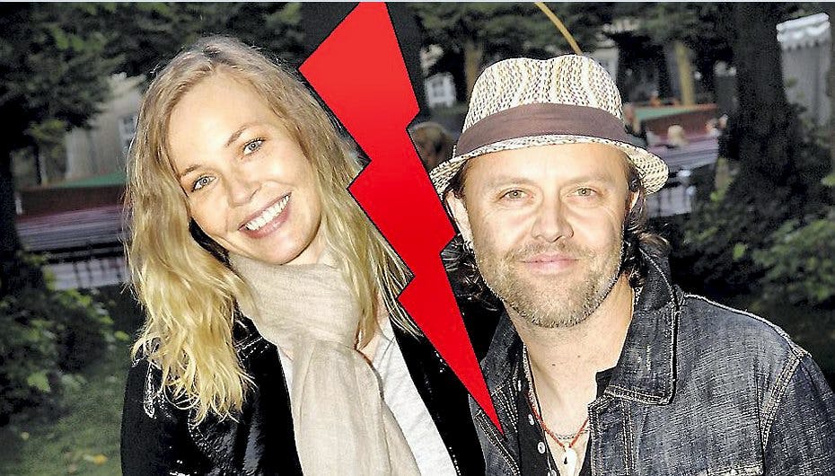 Connie Nielsen og Lars Ulrich gik hvert til sit i sommeren 2012
