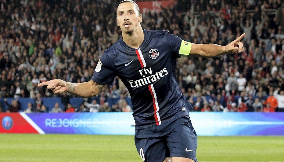 Zlatan Ibrahimovic spiller til dagligt i den franske storklub PSG