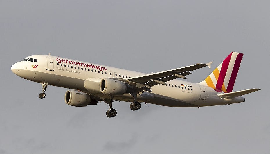 Et fly af typen Airbus A320 fra Germanwings styrtede ned i de franske Alper tirsdag formiddag. 148 frygtes omkommet.