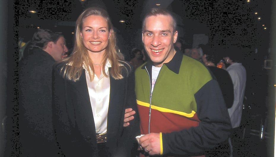 Charlotte Juul og Thomas Eje, da de var gift. Her i 1996.