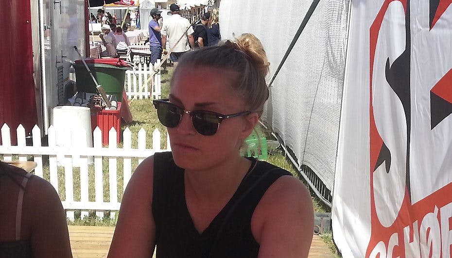 Amanda kan takke Langelands Festivalen for meget