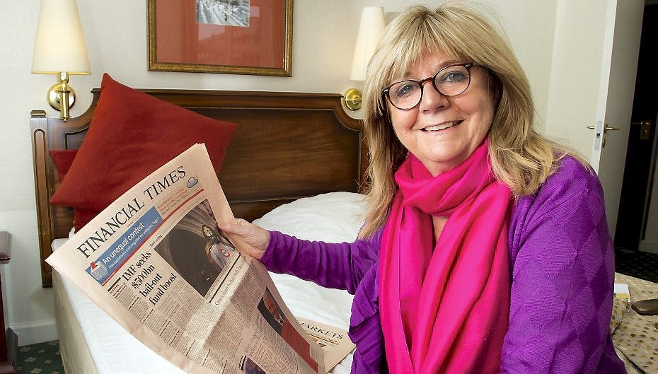 SE og HØR har lavet et kort over Ulla Terkelsens mange rejser det seneste år