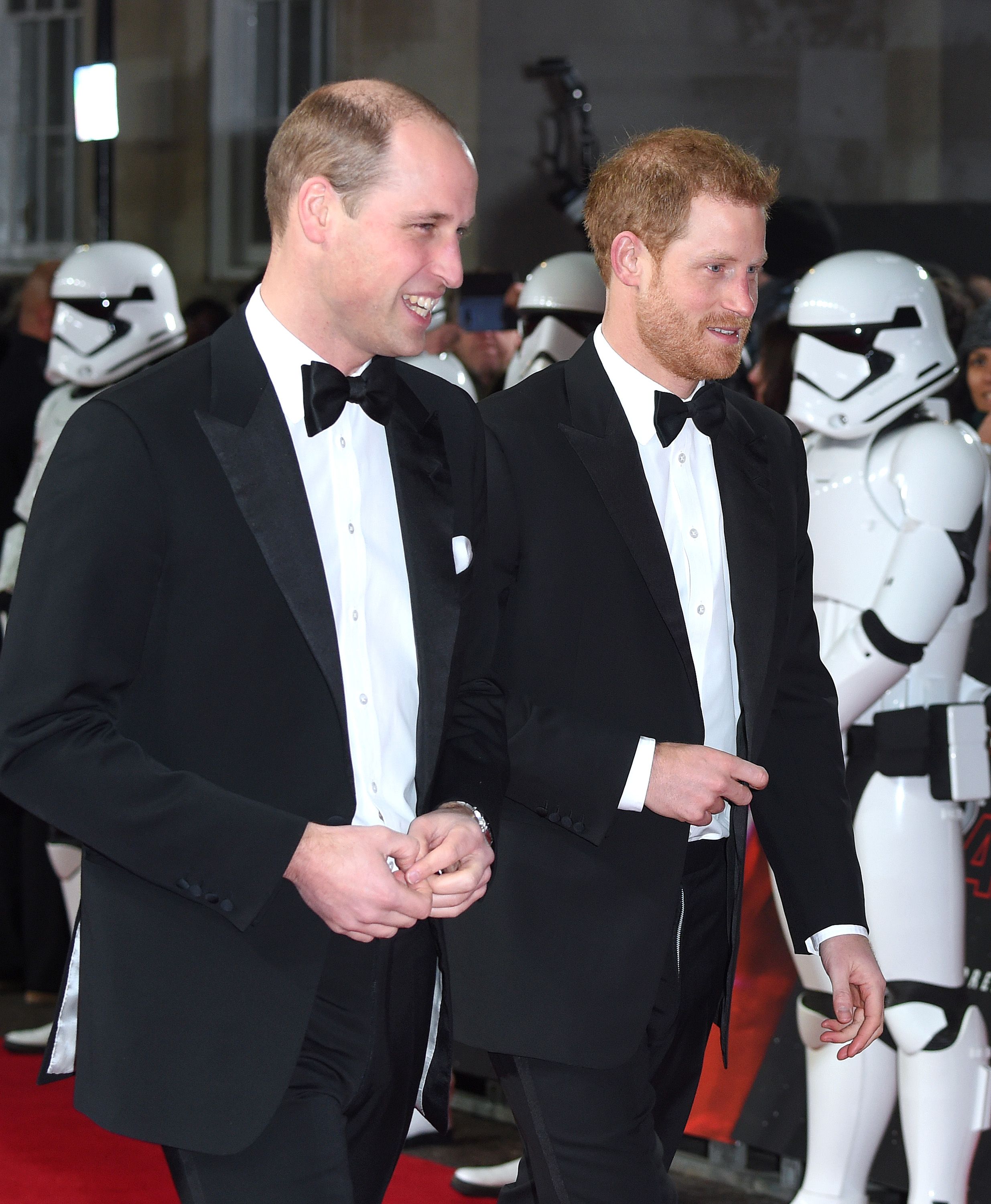 Star Wars: Os Últimos Jedi  Participação de William e Harry foi cortada em  função da altura dos príncipes