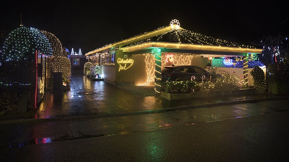 Julelys på Angolavej