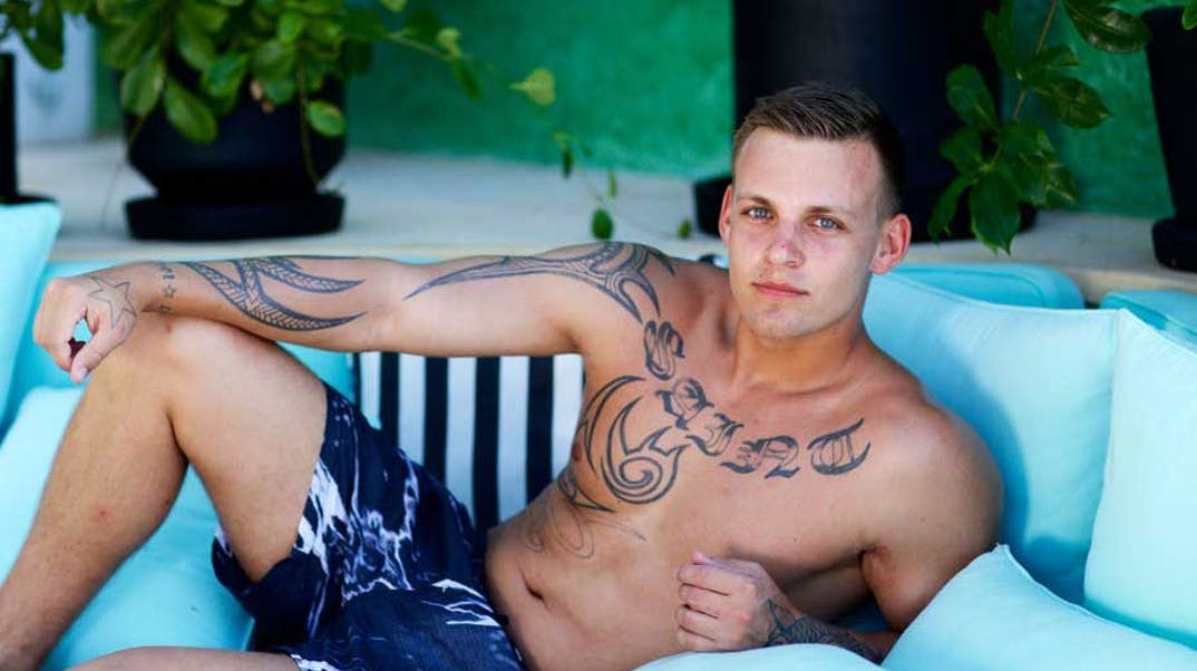 Mads Niebur i "Paradise Hotel" 2015