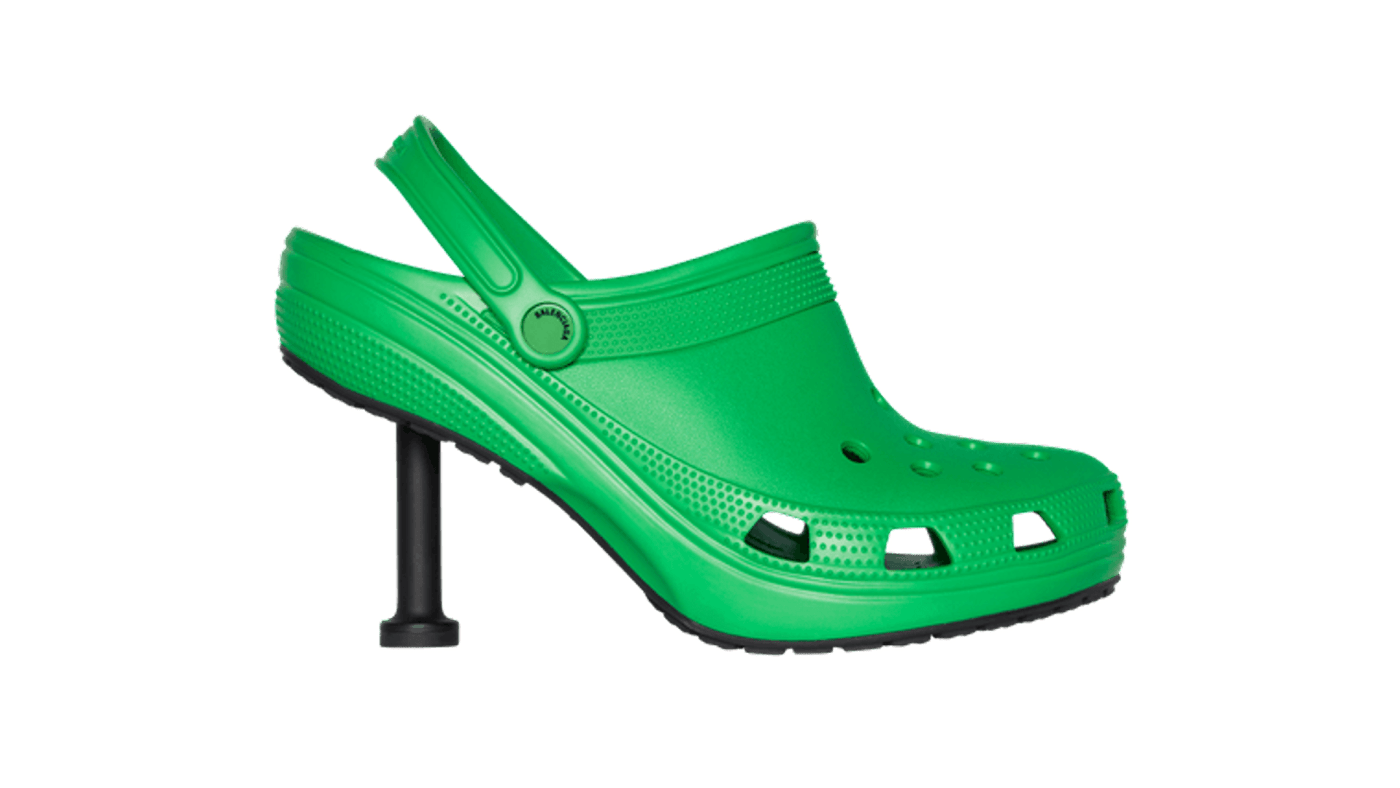Vild modefusion: kan få Crocs med høje hæle | SE og HØR