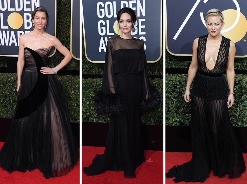 Helt sort: Se alle kjolerne til Golden Globe