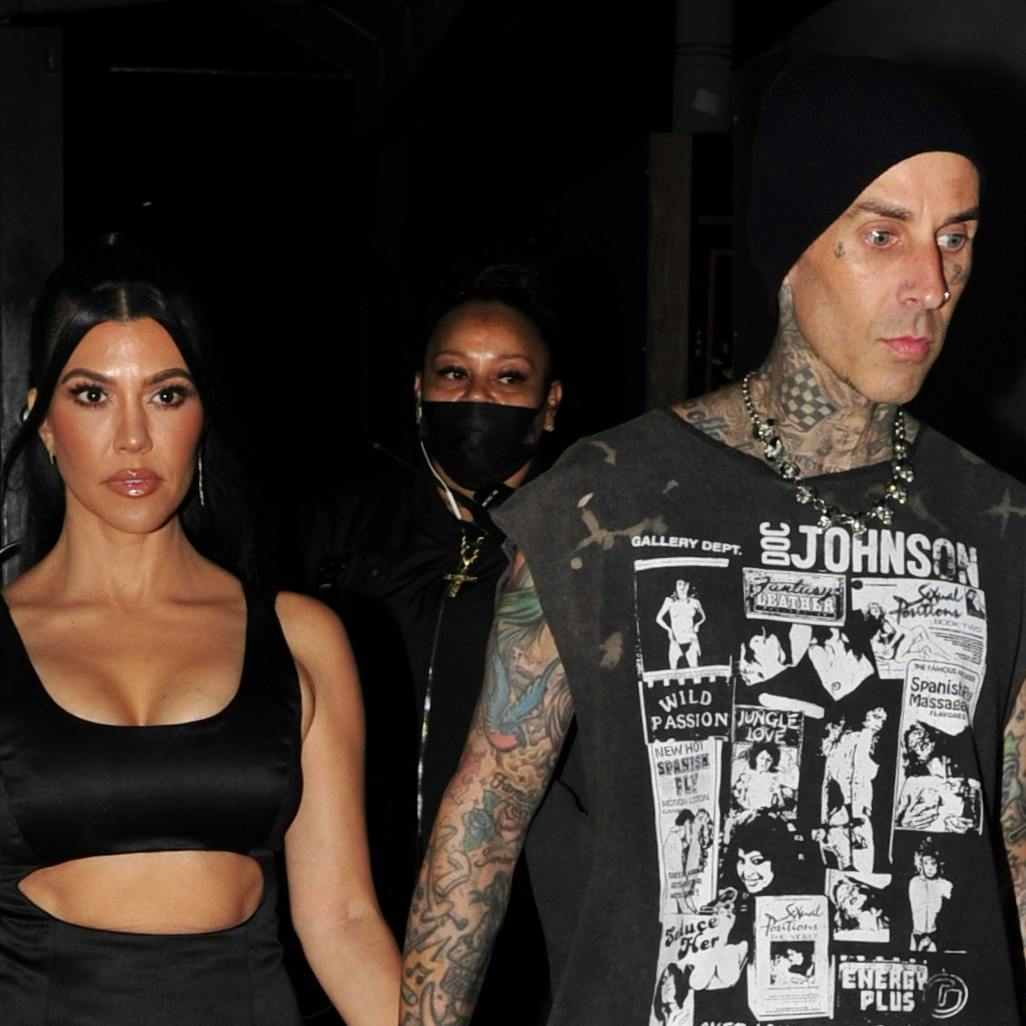 Kourtney Kardashian og Travis Barker