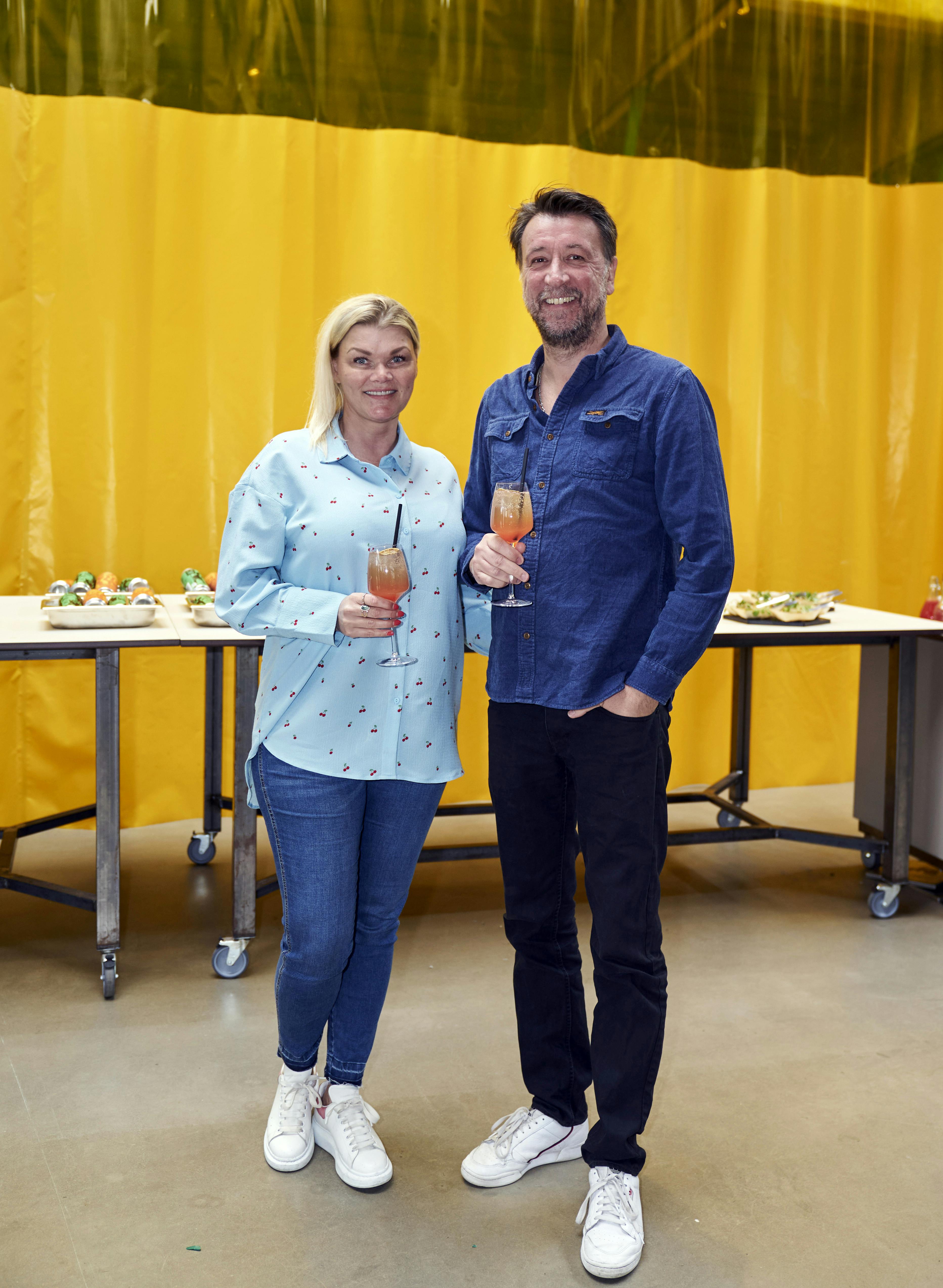 Gordon Kennedy i selskab med kæresten, Katja Jensen.