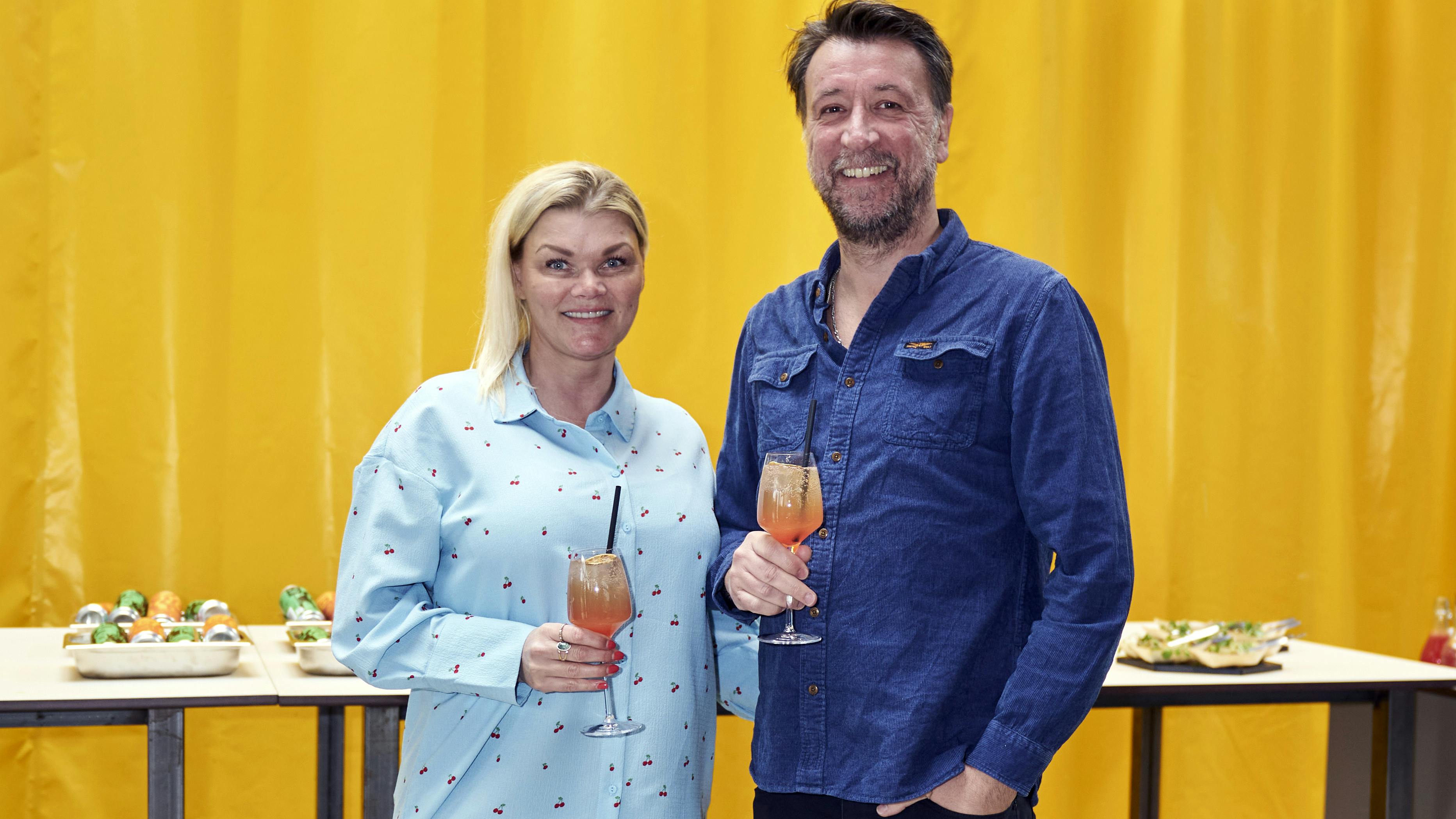 Gordon Kennedy i selskab med kæresten, Katja Jensen.