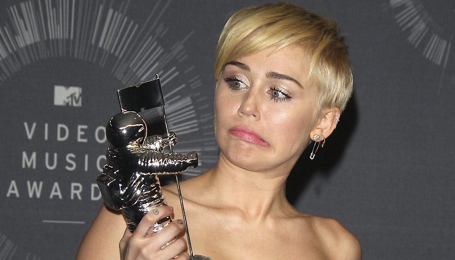 Miley blev aftenens store vinder ved VMA