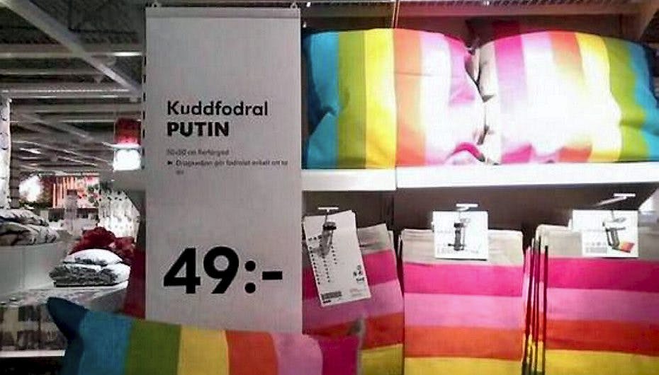 Putin-puden har vist sig at være falsk