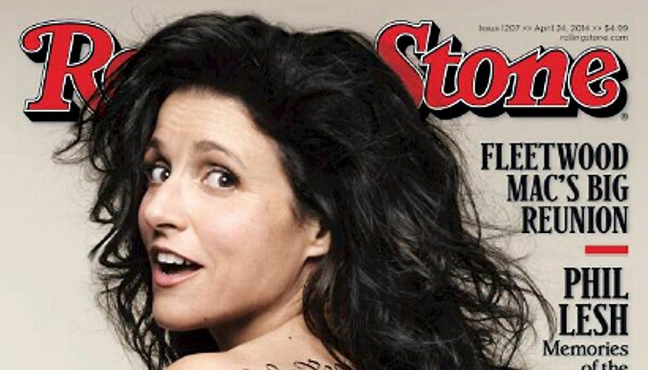 Julia Louis-Dreyfus gør det ellers meget godt som forsidemodel