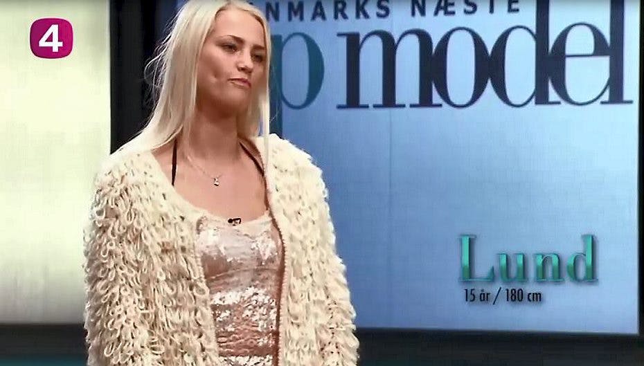 Lund får i aften kritik for sin påklædning i Danmarks Næste Topmodel