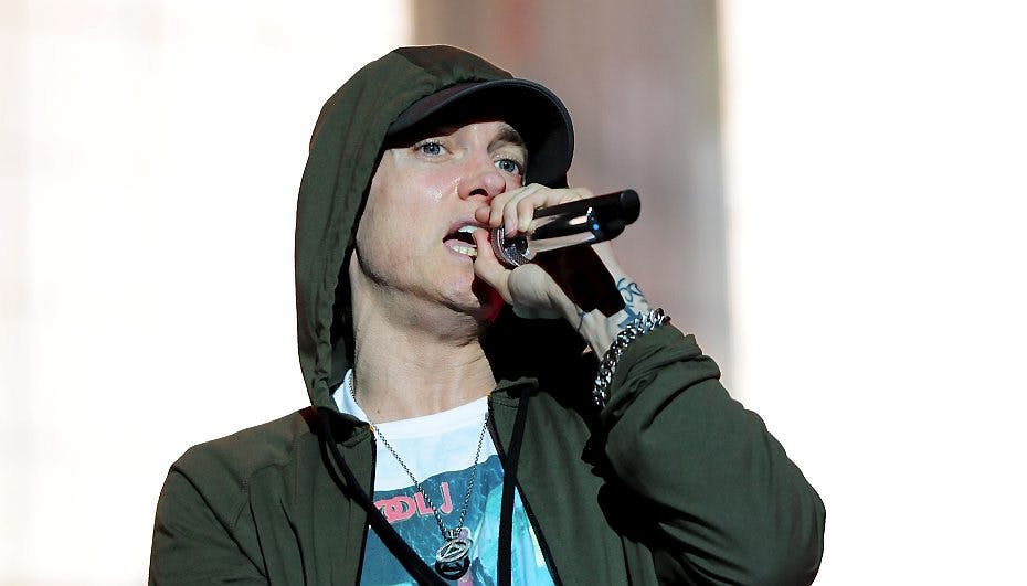 Eminem til en koncert tilbage i august.