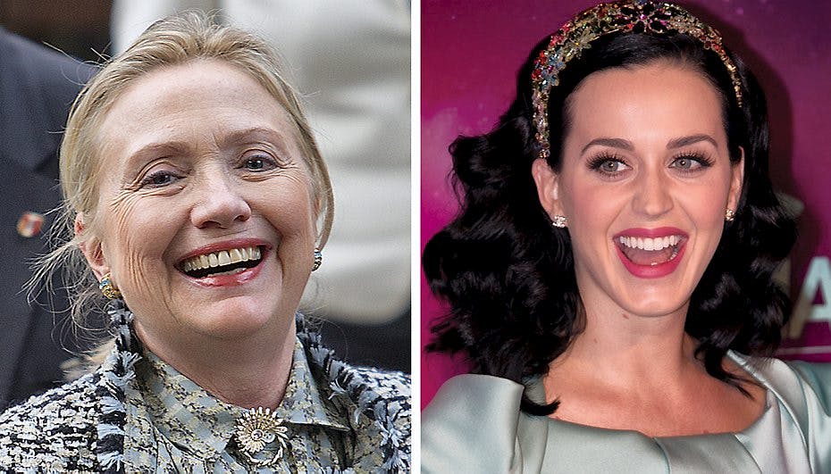 Hillary Clinton får stor opbakning fra verdensstjernen Katy Perry