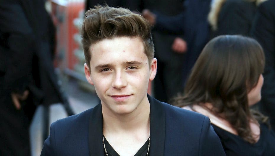 Brooklyn Beckham har det rigtig godt med sin familie.