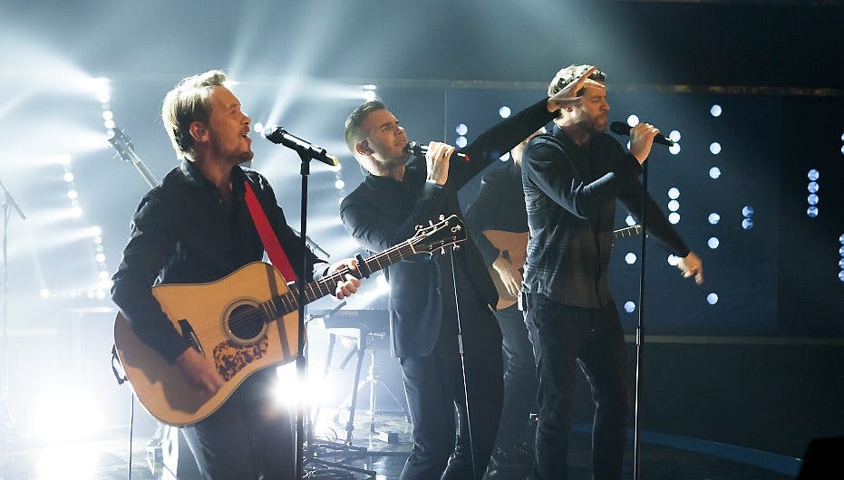 De tre medlemmer, som er tilbage i Take That