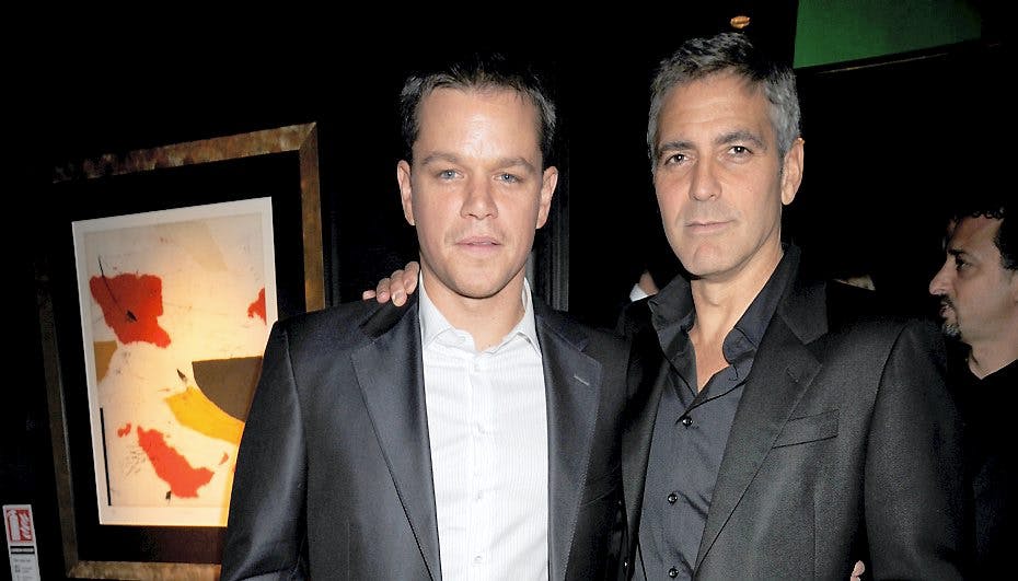 Matt Damon og George Clooney er gode venner