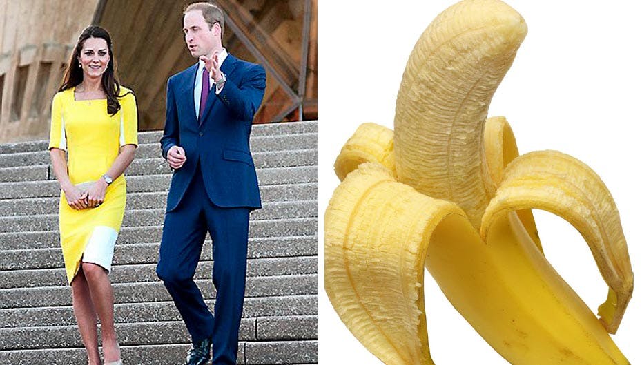 Kate ligner en banan, hvis man spørger ægtefællen William