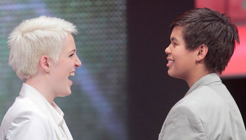 Sarah, Babou og Annelouise skal synge igennem på fredag