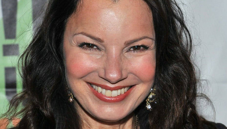 Fran Drescher tog det i stiv arm, da hendes eksmand pludselig sprang ud af skabet