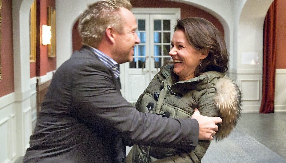 Der var kendis-træf i dag i DR-Byen i dag, da der var pressemøde på "Borgen".