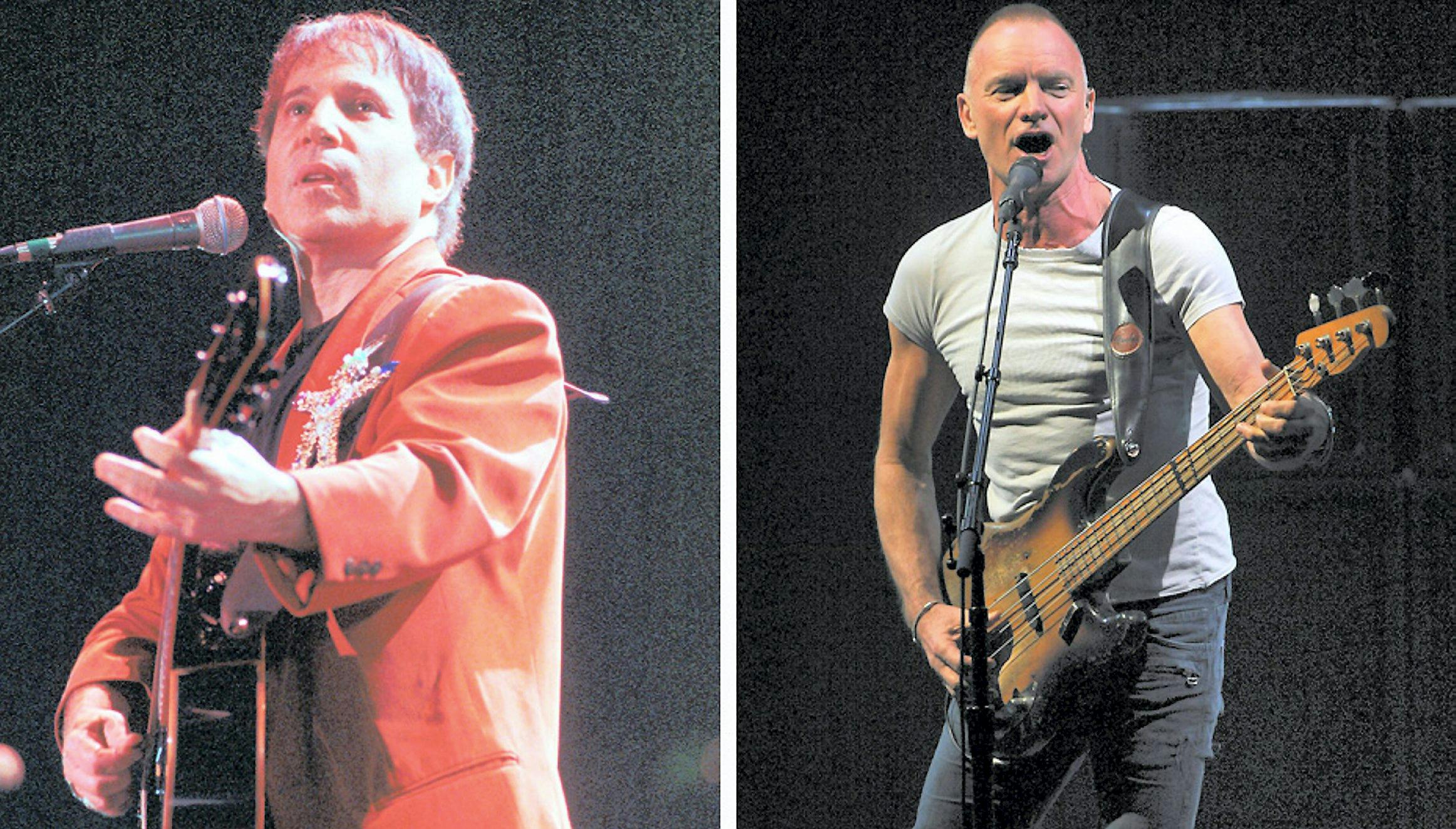 Sting og Paul Simon turnerer sammen på deres tour ”On Stage Together” til foråret