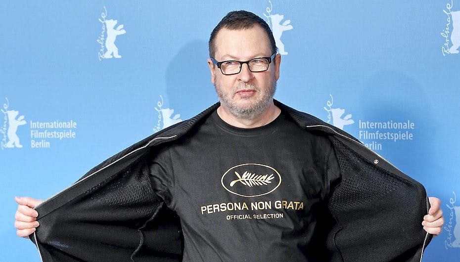 Lars von Trier provokerede igen, da han for nyligt mødte op til filmfestival iklædt t-shirt med teksten 'Person ikke velkommen'