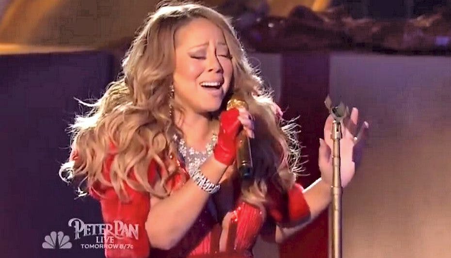 Hendes version af populær julesang lød en smule anderledes