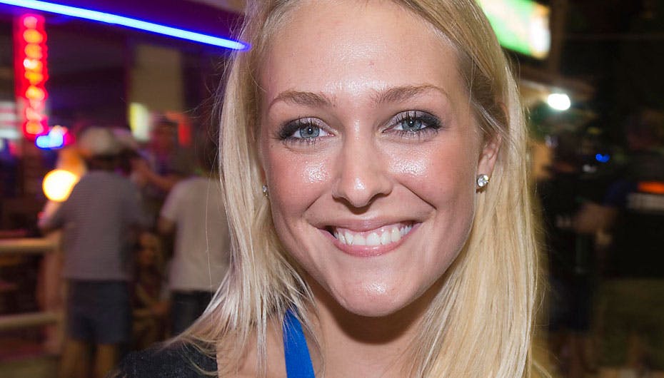 Paradise-Kimie var heldig på sin første aften i Sunny Beach