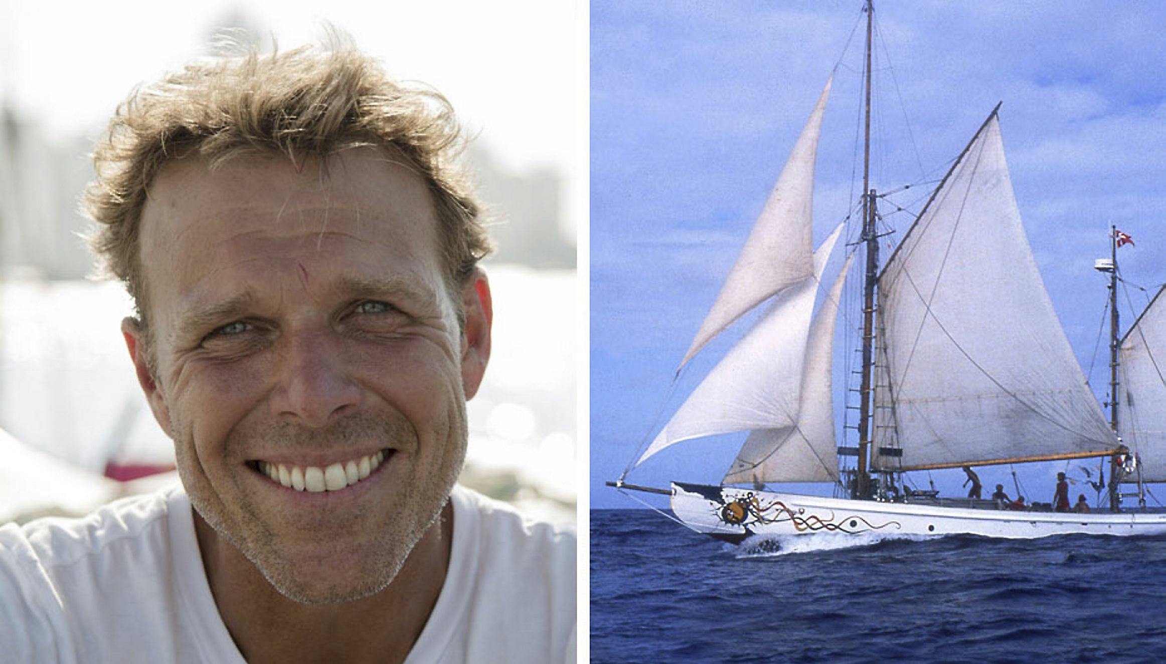 Mikkel Beha fortæller, at livet om bord på Nordkaperen ikke altid var let som barn