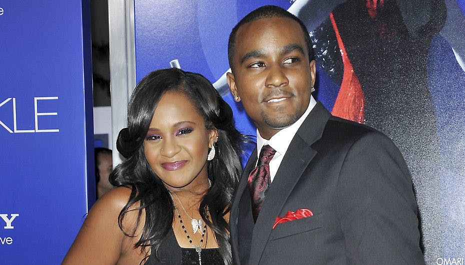 Bobbi Kristina med sin kæreste, Nick Gordon, der kom sammen helt frem til hendes dødsfald (Foto: All Over Press)