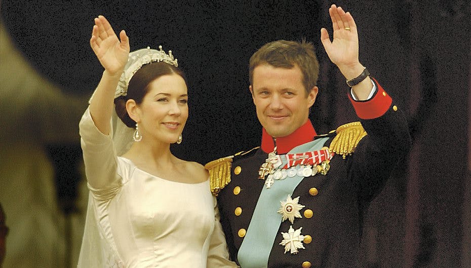 Frederik og Mary strålede om kap, da de blev gift 14. maj 2014.