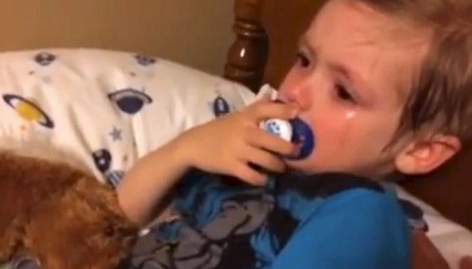 Lille fyr i gråd: Jeg VILLE være præsident