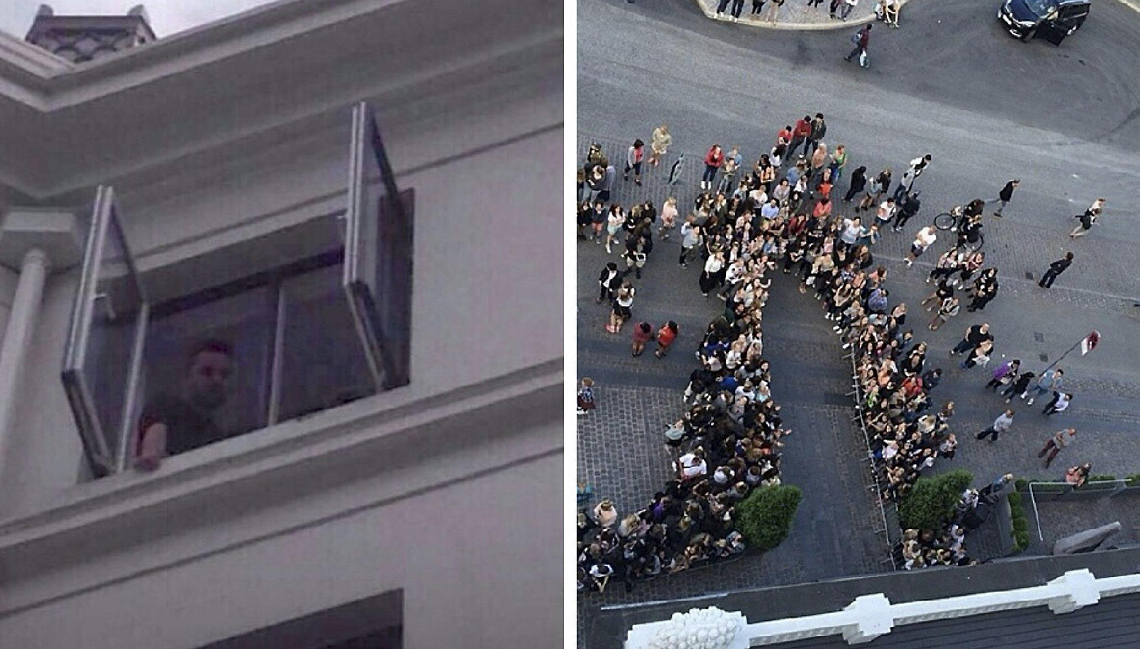 Det er ganske vist: De fem popdrenge har indlogeret sig på det ekstravagante Hotel d'Angleterre