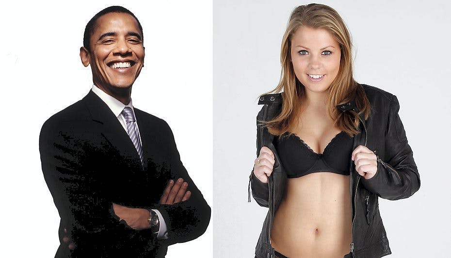 Babe ville helt sikkert stemme på Obama, hvis hun skulle sætte sit kryds i dag.