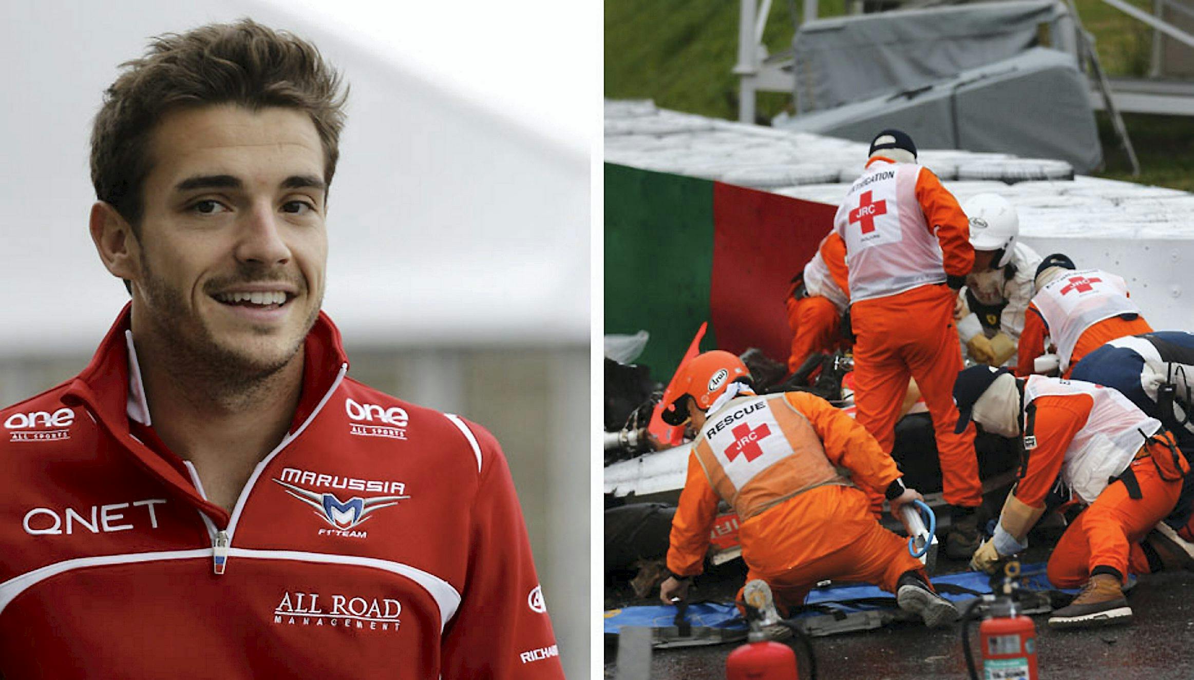 Jules Bianchi forulykkede søndag, da hans racerbil bragede ind i et bugseringskøretøj med 177 kilometer i timen