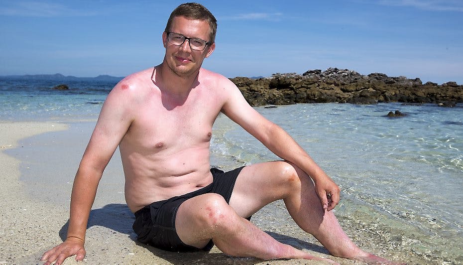 Patrick Lønsmann må regne med et par på kassen, når han næste gang møder Robinson-kollegaen Behrad Moini.